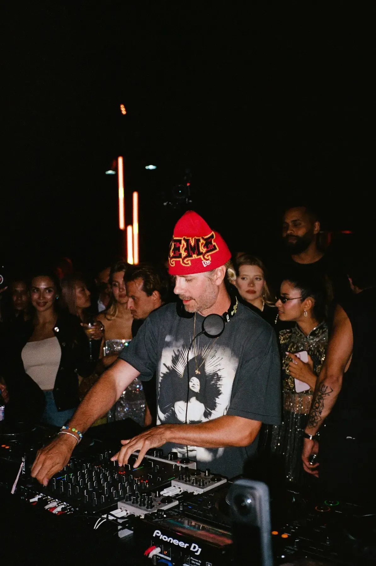 DJ performing during a Monaco event